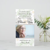 写真の悔やみや弔慰の記念物は紅葉感謝していしています サンキューカード (スタンド正面)