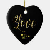 *~*写真の愛が勝つグリッタークリスマスオーナメント セラミックオーナメント (右)