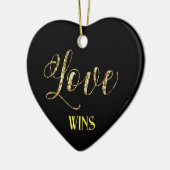 *~*写真の愛が勝つグリッタークリスマスオーナメント セラミックオーナメント (左)