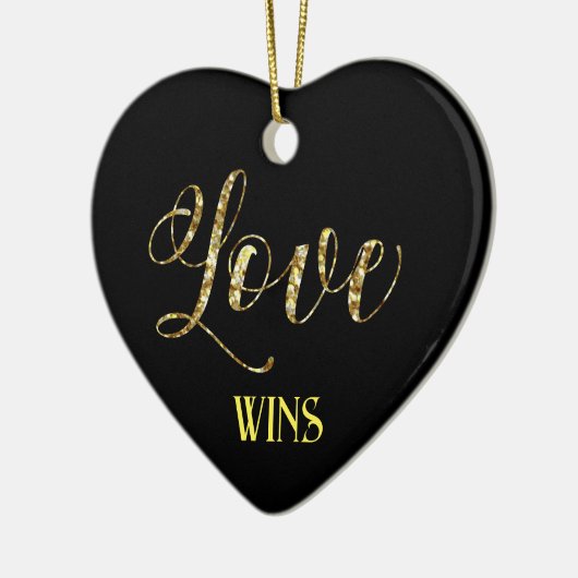 *~*写真の愛が勝つグリッタークリスマスオーナメント セラミックオーナメント (左)