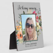 写真の愛するメモリーサインTabletopプラーク フォトプラーク (側面)