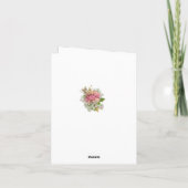 写真の感謝カード サンキューカード (裏面)