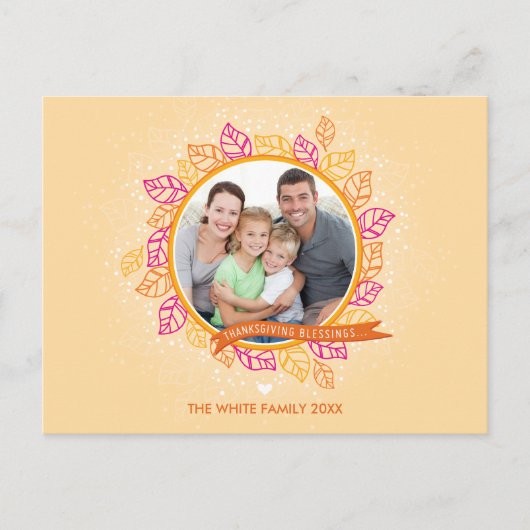 写真の感謝祭の郵便はがき:: 冬の群葉1 シーズンポストカード (正面)