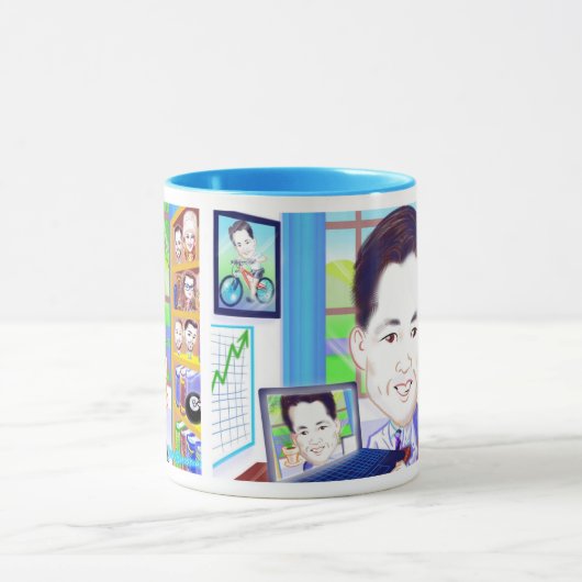 写真の戯画Mug 2020a マグカップ (中央)