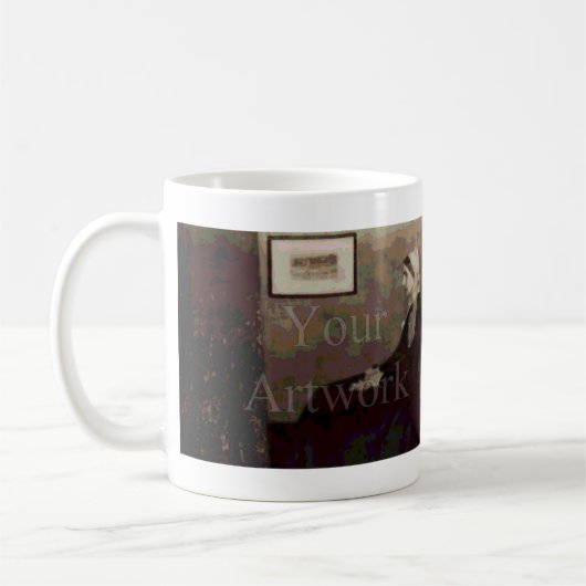 写真の折りのまわりに返し コーヒーマグカップ (左)