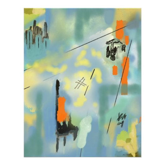 写真の拡大抽象芸術 フォトプリント            (正面)