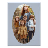 写真の拡大楕円テンプレートフレーム準備完了 フォトプリント            (正面)