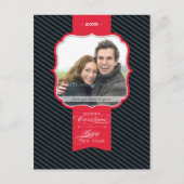 写真の挨拶の郵便はがき:: 折りえり4P シーズンポストカード (正面)