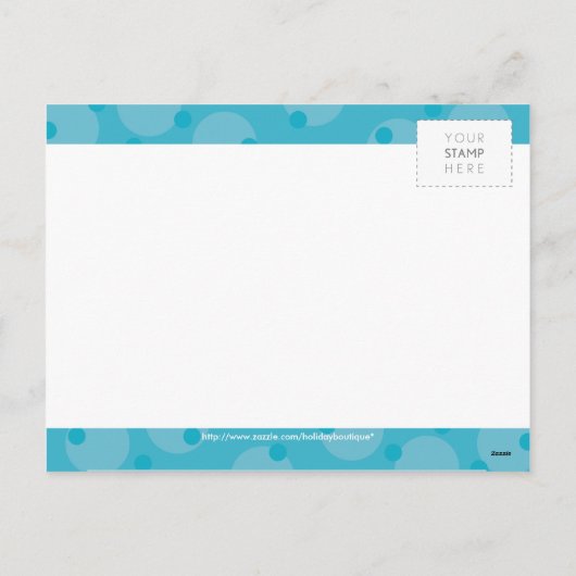 写真の挨拶の郵便はがき:: 生意気な斑点を付けられた11 シーズンポストカード (裏面)