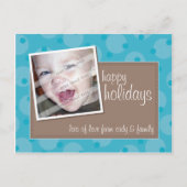 写真の挨拶の郵便はがき:: 生意気な斑点を付けられた11 シーズンポストカード (正面)