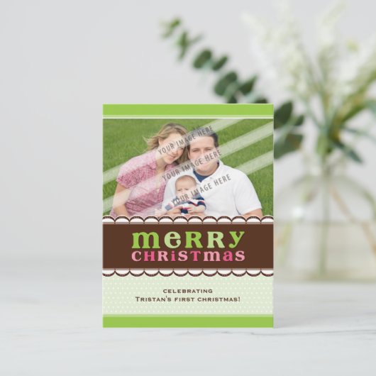 写真の挨拶の郵便はがき:: candyfloss 2 シーズンポストカード (スタンド正面)