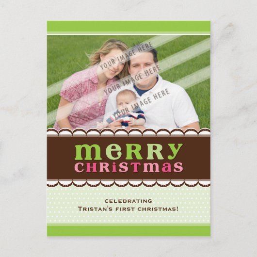 写真の挨拶の郵便はがき:: candyfloss 2 シーズンポストカード (正面)