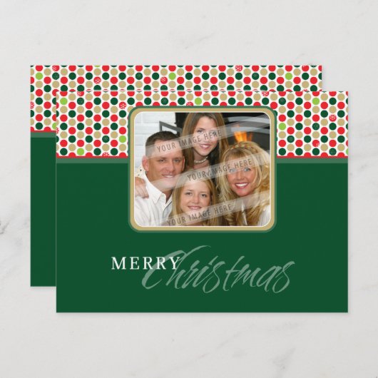 写真の挨拶の郵便はがき:: minispotの雪片1 シーズンポストカード (正面/裏面)