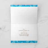 写真の挨拶状:: 生意気な斑点を付けられた9 シーズンカード (内部)