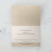 写真の挨拶状:: 神にダマスク織L5 シーズンカード (内部)