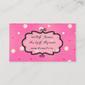 写真の挿入/止め玉 – 名刺 エンクロージャーカード (裏面)