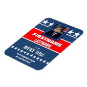 写真の政治的キャンペーンの追加 マグネット (左側)