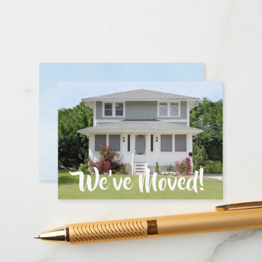 写真の新しいアドレス発表エンクロージャカード エンクロージャーカード (正面/裏面インサイチュ)