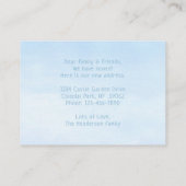写真の新しいアドレス発表エンクロージャカード エンクロージャーカード (裏面)