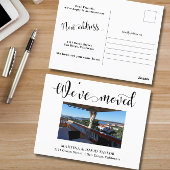 写真の新しい自宅住所のお知らせポストカード ポストカード