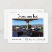 写真の新しい自宅住所のお知らせポストカード ポストカード (正面/裏面)