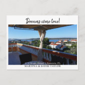 写真の新しい自宅住所のお知らせポストカード ポストカード (正面)