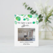 写真の新しい自宅住所、お知らせポストカード 案内ポストカード (スタンド正面)