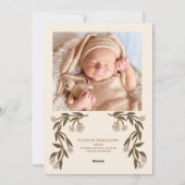 写真の方が写真の方がメリー誕生 シーズンカード (裏面)