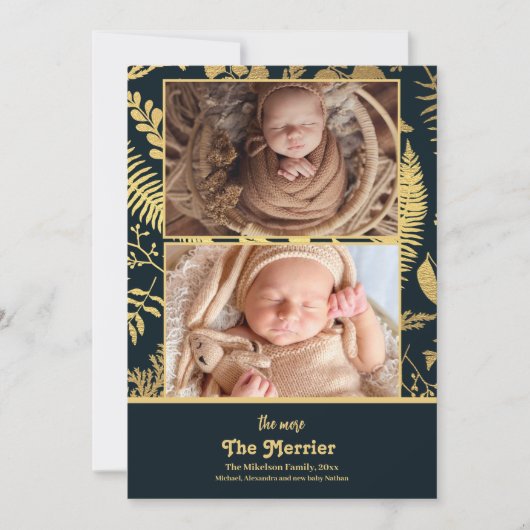 写真の方が写真の方がメリー誕生 シーズンカード (正面)