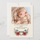 写真の方が写真の方がメリー誕生 シーズンカード (裏面)