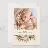 写真の方が写真の方がメリー誕生 シーズンカード (裏面)