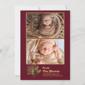 写真の方が写真の方がメリー誕生 シーズンカード (正面)