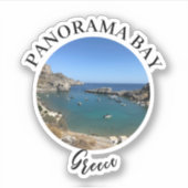 写真の旅行観光の場所 シール (正面)