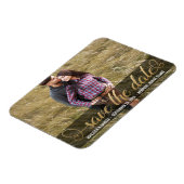 写真の日付の保存 |フェイク金ゴールド マグネット (左側)