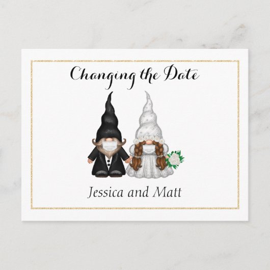 写真の日付の変更はがき付きおもしろい格言 案内ポストカード (正面)