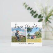 写真の日付の数々の変更 案内ポストカード (スタンド正面)