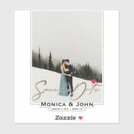 写真の日付を保存パーソナライズされたする シール