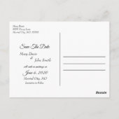 写真の日付を保存 ポストカード (裏面)