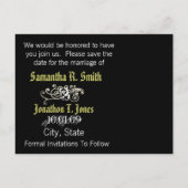 写真の日付を保存 案内ポストカード (裏面)