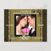 写真の日付を保存 案内ポストカード (正面)