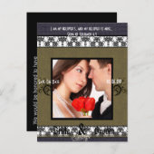 写真の日付を保存 案内ポストカード (正面/裏面)