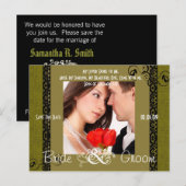 写真の日付を保存 案内ポストカード (正面/裏面)