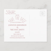 写真の日付を保存 案内ポストカード (裏面)