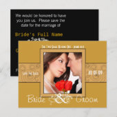 写真の日付を保存 案内ポストカード (正面/裏面)