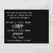 写真の日付を保存 案内ポストカード (裏面)