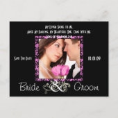 写真の日付を保存 案内ポストカード (正面)