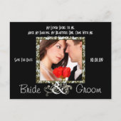 写真の日付を保存 案内ポストカード (正面)