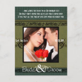 写真の日付を保存 案内ポストカード (正面)