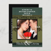 写真の日付を保存 案内ポストカード (正面/裏面)