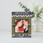 写真の日付を保存 案内ポストカード (スタンド正面)